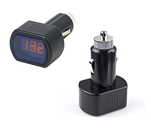 Kfz 12V-24V LED Zigarettenanzünder Batterie Tester Voltmeter Spannungsanzeige neu (2) von ShuoHui