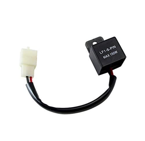 ShuoHui Universal 2 Pin 12V Motorrad LED Blinker Relais, Lastenunabhängiges Blinkrelais, Blinkfrequenzkontroll-Relais für Motorrad Blinker ShuoHui Universal 2 Pin 12V Motorrad LED Blinker Relais, Lastenunabhängiges Blinkrelais, Blinkfrequenzkontroll-Relais für Motorrad Blinker von ShuoHui