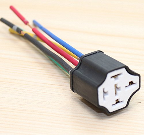 kfz Relais Sockel-Fassung für Kfz-Relais 12V 40A car relay socket 4/5 pin Diode von ShuoHui