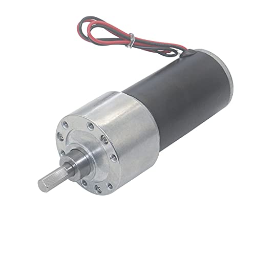 Dc Motor,Motor,Elektromotor DC 12V 24V hoher Drehmoment Metallrohrgetriebe-Reduktionsgetriebemotor(90rpm,12V) von Shupiquant