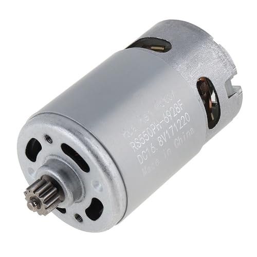 Dc Motor,Motor,Elektromotor DC Motor 1 2V / 16.8V / 21V / 25V 19500 RPM Motor mit zwei Geschwindigkeiten 12 Zähne und hohem Drehmomentgetriebe für elektrische Bohrer(16.8V) von Shupiquant