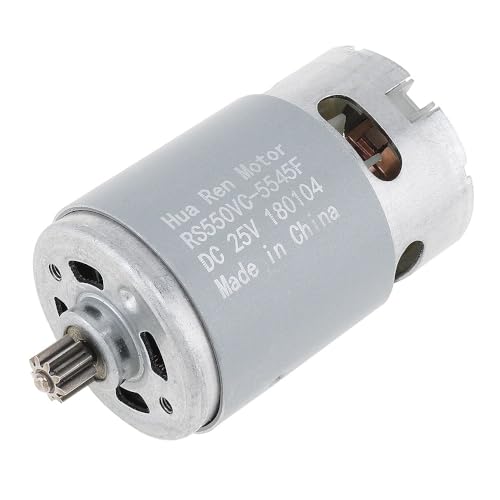 Dc Motor,Motor,Elektromotor DC Motor 1 2V 16.8V 21V 25V 19500 RPM DC Motor Zwei-Gang 9/12 Zähne hohe Drehmomentgetriebe für elektrische Bohrer(12Teeth 12V) von Shupiquant