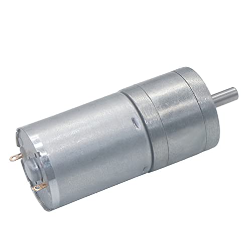 Dc Motor,Motor,Elektromotor Getriebemotor mit hohem Drehmoment DC 6V 12V 24 V Elektrischer Reduktionsmotor für Roboter Smart Car(5 RPM,6V) von Shupiquant