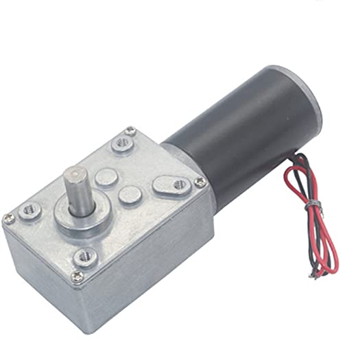 Dc Motor,Motor,Elektromotor Getriebemotor. DC 12V 24V. Turbo-Wurm-Reduktionsmotor für Fernbedienungsvorhänge Papierschredder, die Maschinen kopieren(160 RPM,24V) von Shupiquant