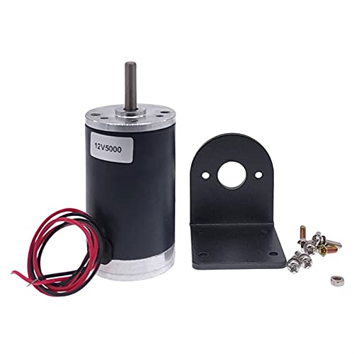 Dc Motor,Motor,Elektromotor Rohrmotor mit Montagehalterung 1 2V 24V DC. Motorhalterungshalterung.(2000rpm,12V) von Shupiquant