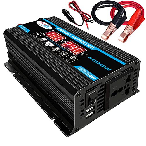 Wechselrichter Auto,Wechselrichter für Fahrzeuge 12V Auto Inverter 4000w Dual US. B Spannungsanzeige(2 12V-220V) von Shupiquant