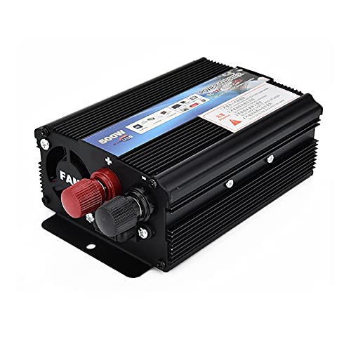Wechselrichter Auto,Wechselrichter für Fahrzeuge 500W Auto Inverter 12V 220V 50Hz Auto Inverter 12 220 Ladegerät-Stecker-Leistungswandler-Wechselrichter mit Kühllüfter(12v to 220v) von Shupiquant