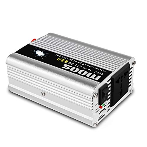 Wechselrichter Auto,Wechselrichter für Fahrzeuge 500W Auto-Inverter 12v 220V 50Hz Auto Inverter 12 220 Zigarettenanzünder Plug Power Converter Inverter Spitzenleistung 1000W Wechselrichter Auto,Wechselrichter für Fahrzeuge 500W Auto-Inverter 12v 220V 50Hz Auto Inverter 12 220 Zigarettenanzünder Plug Power Converter Inverter Spitzenleistung 1000W von Shupiquant