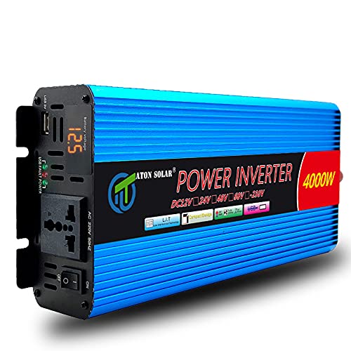 Wechselrichter Auto,Wechselrichter für Fahrzeuge Fahrzeuge intelligentes Inverter 12V / 24V bis 220V Home 300W500W1000W Leistungswandler(12v2000w) von Shupiquant