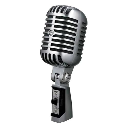 Shure 55SH Serie II Iconic Unidyne Dynamic Vocal Microphone, klassisches Vintage-Mikrofon mit Nieren-Richtcharakteristik für Live-Auftritte von Shure