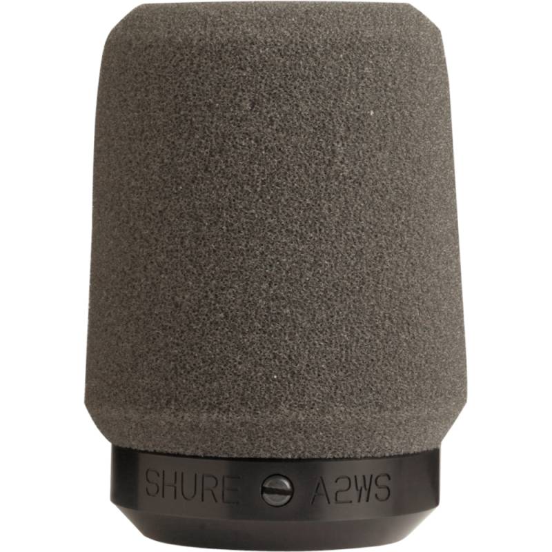 Shure A2WS-GRA Arretierbarer Schaumstoff-Windschutz, grau von Shure