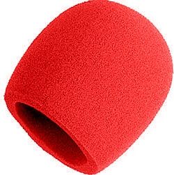 Shure A58WS Schaumstoff-Windschutz, Rot von Shure