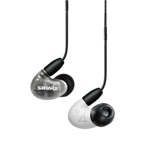 Shure AONIC 4 kabelgebundene Sound Isolating Ohrhörer, detailreicher Klang, Zweifach-Hybrid-Treiber, In-Ear, abnehmbares Kabel, hochwertig und robust, kompatibel mit Apple- und Android-Geräten – Weiß Shure AONIC 4 kabelgebundene Sound Isolating Ohrhörer, detailreicher Klang, Zweifach-Hybrid-Treiber, In-Ear, abnehmbares Kabel, hochwertig und robust, kompatibel mit Apple- und Android-Geräten – Weiß von Shure
