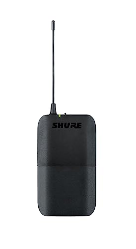 Shure BLX1 Wireless Bodypack Sender mit Ein-/Ausschalter, einstellbarer Verstärkungsregelung, TQG-Anschluss - zur Verwendung mit BLX Wireless-Mikrofonsystemen (Empfänger separat erhältlich) | K14 Band von Shure