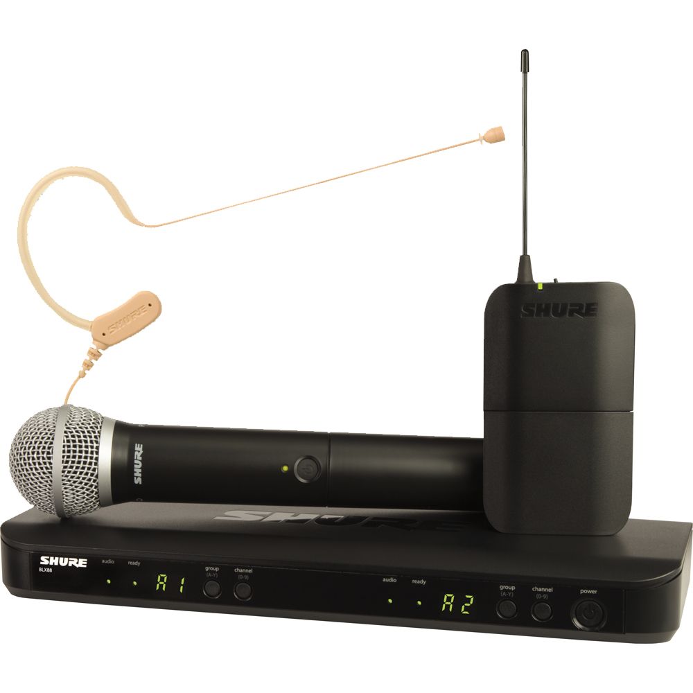 Shure BLX1288/MX53 H8E Funksystem (518 bis 542 MHz) von Shure