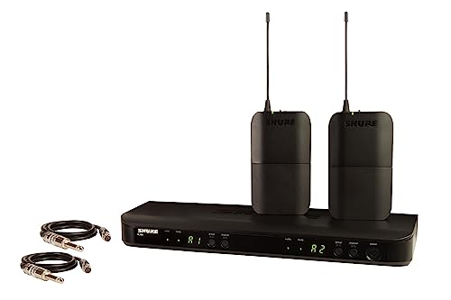 Shure BLX188/CVL UHF Wireless Microphone System - Perfect for Interviews, Presentations, Theater - 14-Hour Battery Life, 100m Range | Includes (2) Lavalier Mics, Dual Channel Receiver | K3E Band von Shure