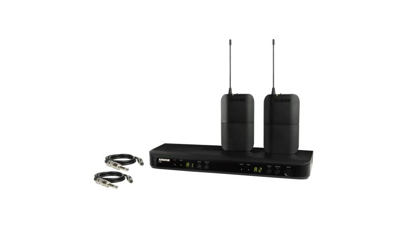 Shure BLX188 Dual Gitarren-Funksystem - Frequenzbereich S8 (823-832 MHz) von Shure