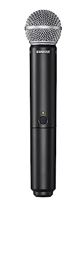 Shure BLX2/SM58 Handheld Wireless Transmitter mit SM58 Vocal Mic Capsule - zur Verwendung mit BLX Wireless Mikrofon Systemen (Empfänger separat erhältlich) | K14 Band von Shure