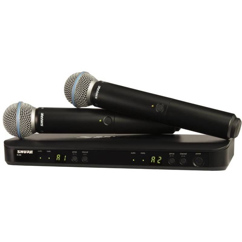 Shure BLX288/Beta 58 H8E Dual Funksystem (518 bis 542 MHz) von Shure