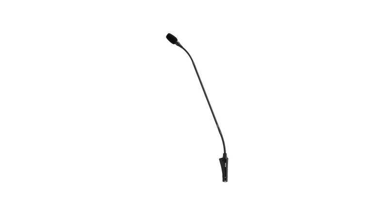 Shure CVG18S-B/C 45,7 cm Schwanenhals, Inline-Vorverstärker und Stummschalter, LED unten von Shure