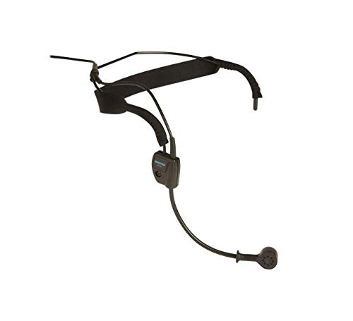 Shure Dynamisches Headset-Mikrofon – Beinhaltet Haarwinkel 1/10,2 cm Telefon Stecker für Unsymmetrische Mikrofon Eingang ¼ Zoll Phone Plug, Schwarz von Shure