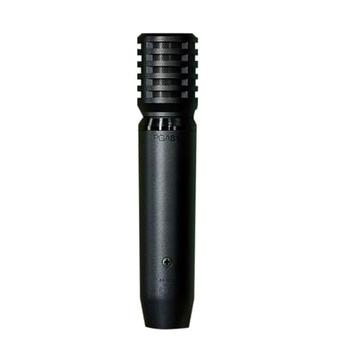 Shure Dynamisches Instrumentenmikrofon mit Nierencharakteristik, inkl. XLR-Kabel, PGA81-XLR, Schwarz von Shure