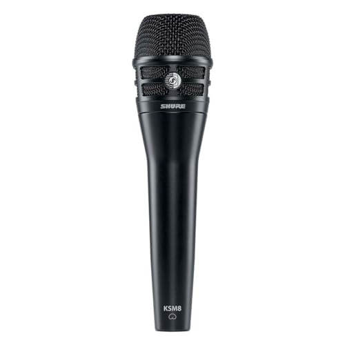 Shure KSM8 schwarz dualdyne Stimme Mikrofon mit 2 Membranen, dynamisch von Shure