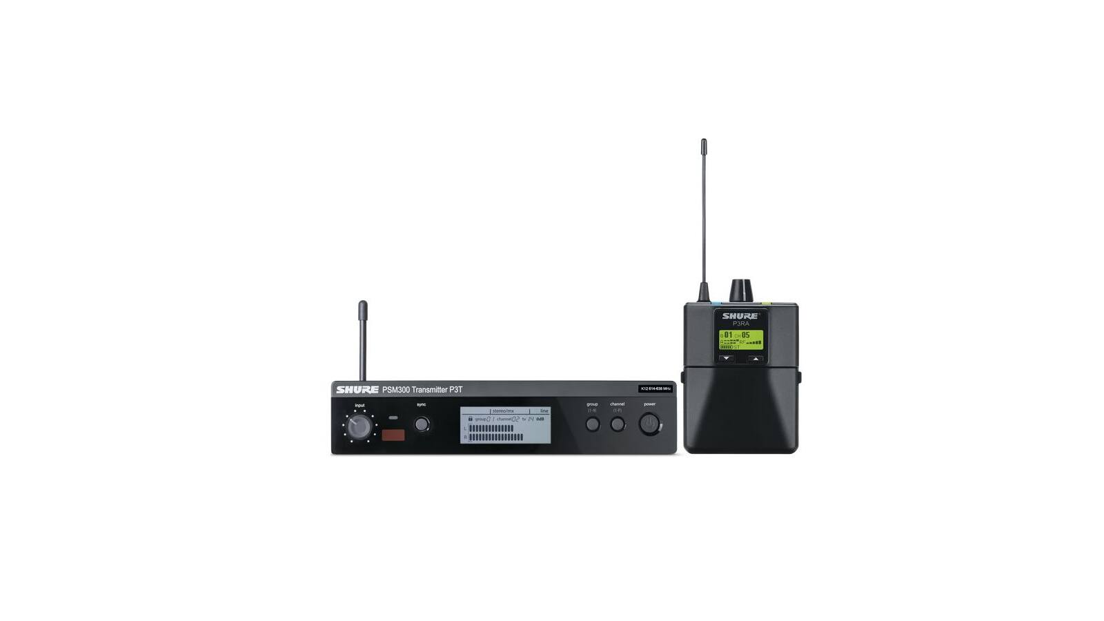 Shure P3TERA Drahtloses Monitor System Set - Frequenzbereich S8 (823-832 MHz) von Shure