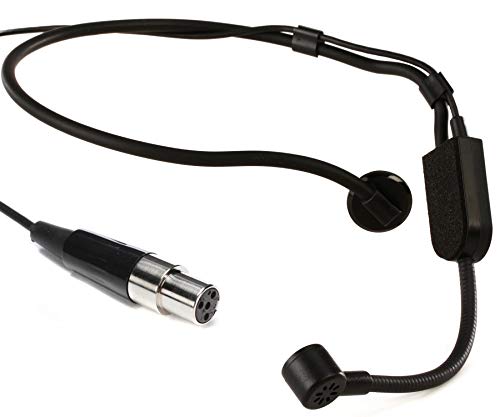 Shure PGA31 Headset-Kondensatormikrofon mit Cardioid-Polarmuster, flexibler Schwingelsäure, Schaumstoffwindscheibe und TA4F (TQG) zur Verwendung mit Shure-drahtlosen Systemen (PGA31-TQG) von Shure