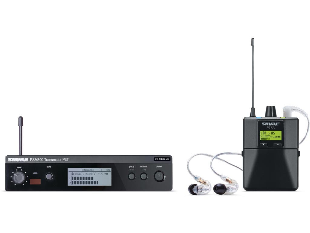 Shure PSM 300 P3TERA215CL H20 Premium In-Ear System (518 bis 542 MHz) von Shure