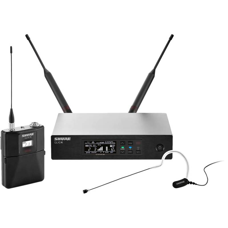 Shure QLXD14E/153B-S50 Wireless Earset System (823 - 832/863 - 865 MHz) von Shure