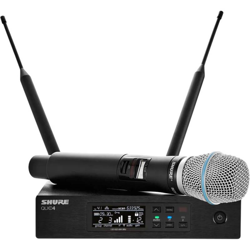 Shure QLXD24E/B87C-S50 Wireless Microphone System (823 - 832 / 863 - 865 MHz) von Shure