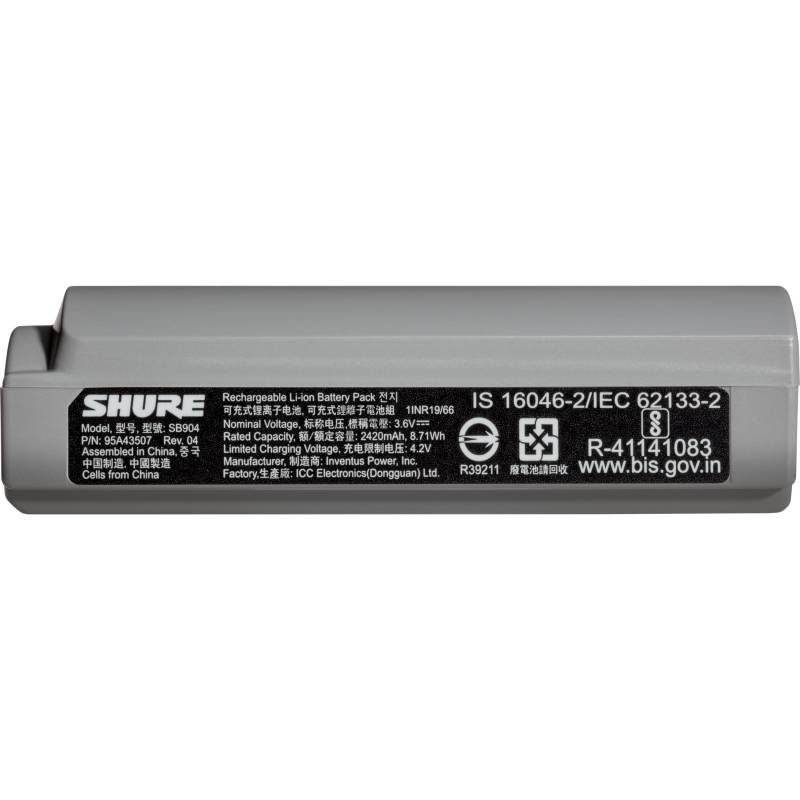Shure SB904 Rechargeable Lithium-Ion Battery von Shure