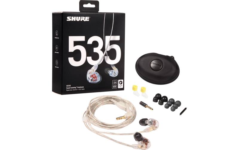 Shure SE 535-CL Sound Isolating Ohrhörer transparent von Shure