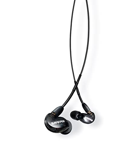 Shure SE215-K, In-ear Kopfhörer/Ohrhörer, schwarz, Premium, Sound Isolating, Geräuschunterdrückung, ein Treiber, austauschbares Kabel, dynamischer Bass von Shure