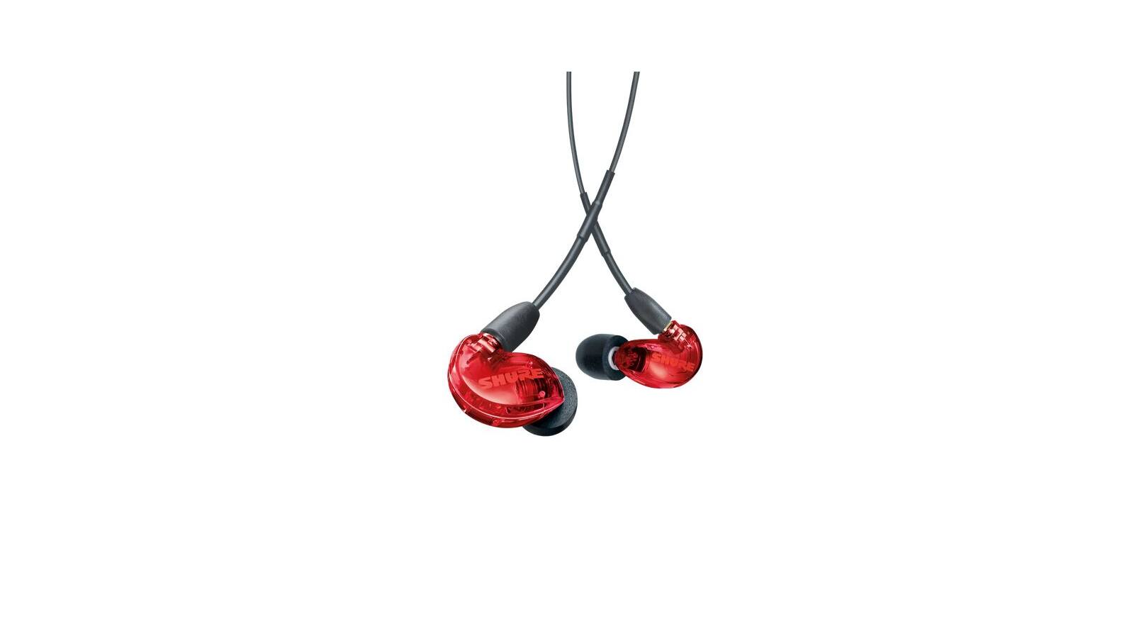 Shure SE215SPE-RD-EFS Professional Sound Isolating™ Ohrhörer, rot von Shure