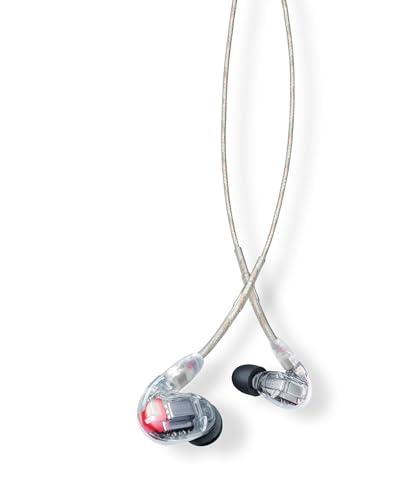 Shure SE846-CL Professionellen Ohrhörer mit Sound-Isolating-Design, Vier High-Definition-MicroDrivern und transparentem Kabel mit 3,5-mm-Klinken für definierte Höhen und echte Subwoofer-Leistung Shure SE846-CL Professionellen Ohrhörer mit Sound-Isolating-Design, Vier High-Definition-MicroDrivern und transparentem Kabel mit 3,5-mm-Klinken für definierte Höhen und echte Subwoofer-Leistung von Shure
