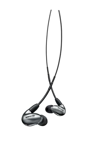 Shure SE846 Kabelgebundene schallisolierende Kopfhörer Gen 2, sichere In-Ear-Ohrhörer, hochwertiger professioneller Sound, Hi-Def-Treiber, langlebige Qualität, anpassbare Frequenz – Graphit Shure SE846 Kabelgebundene schallisolierende Kopfhörer Gen 2, sichere In-Ear-Ohrhörer, hochwertiger professioneller Sound, Hi-Def-Treiber, langlebige Qualität, anpassbare Frequenz – Graphit von Shure