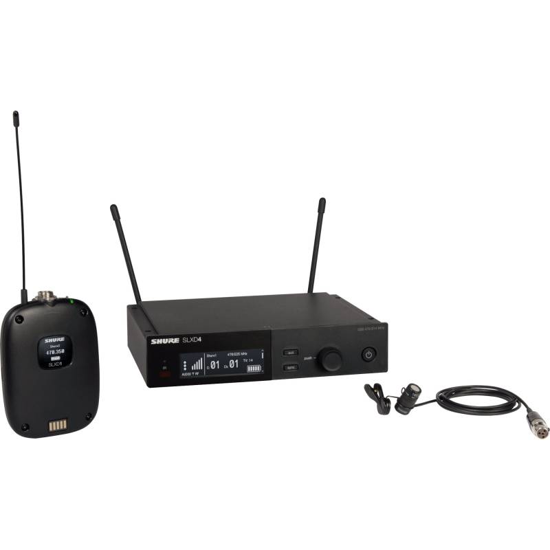 Shure SLXD14/83-K59 Wireless Lavalier Microphone System (606 - 650 MHz) von Shure