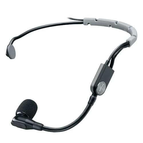 Shure SM35-TQG kabelloses Performance Headset-Kondensatormikrofon, inkl. Windschutz mit Snap-Fit Halterung und TA4F-Stecker (TQQ) von Shure