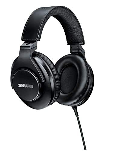 Shure SRH440A Over -Ear Over -Ear -Kabel -Kopfhörer für Überwachung und Aufnahme, professionelle Studio -Klasse, erweiterter Frequenzgang - 2022 Version von Shure