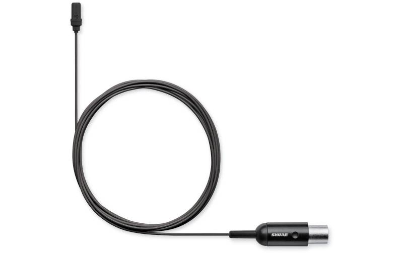 Shure UL4B/C-MTQG-A UL4 Lavaliermikrofon mit Nierencharakteristik, MTQG-Stecker, schwarz, inkl. Zubehör von Shure