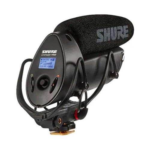 Shure VP83F Lenshopper -Kamera -montiertes Kondensator -Schrotflinten -Mikrofon mit integriertem digitalem Flash -Aufnahme - Windschutzscheibe, überlegene HF -Immunität, Rycote Lyre Shock Mount von Shure