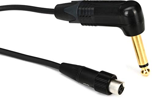 Shure WA307 3’ Premium Guitar Cable, with Right Angle ¼ Zoll Neutrik Connector von Shure