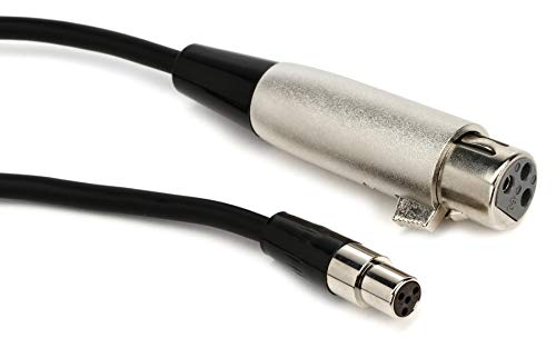 Shure WA3104 Fuß-Mikrofonadapterkabel, 4-Pin Mini Connector (TA4F) to XLR(F) Connector von Shure