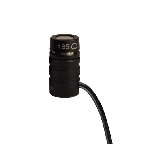 Shure WL185 Kondensator-Lavaliermikrofon mit Nierencharakteristik, mit TA4F-Stecker (TQG) zur Verwendung mit Funksystemen von Shure