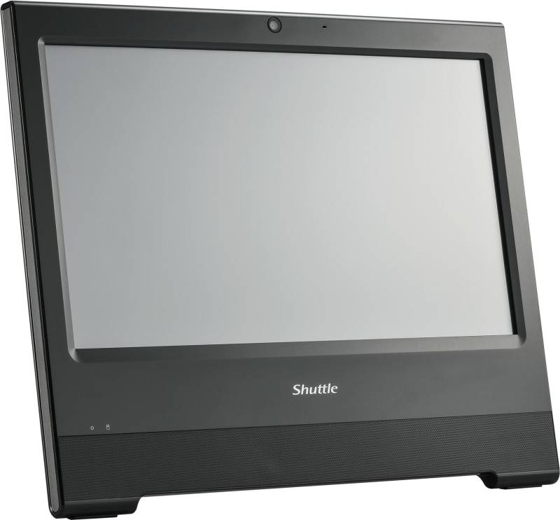 Shuttle XPC X50V9 - Barebone - All-in-One (Komplettlösung) - 1 x Celeron 7305 / 1.1 GHz - RAM 0 GB - UHD Graphics - 1GbE - WLAN: 802.11a/b/g/n/ac, Bluetooth 4.2 - Monitor: LED 39.6 cm (15.6) 1366 x 768 (HD) Touchscreen - Schwarz (X50V9 BLACK) von Shuttle