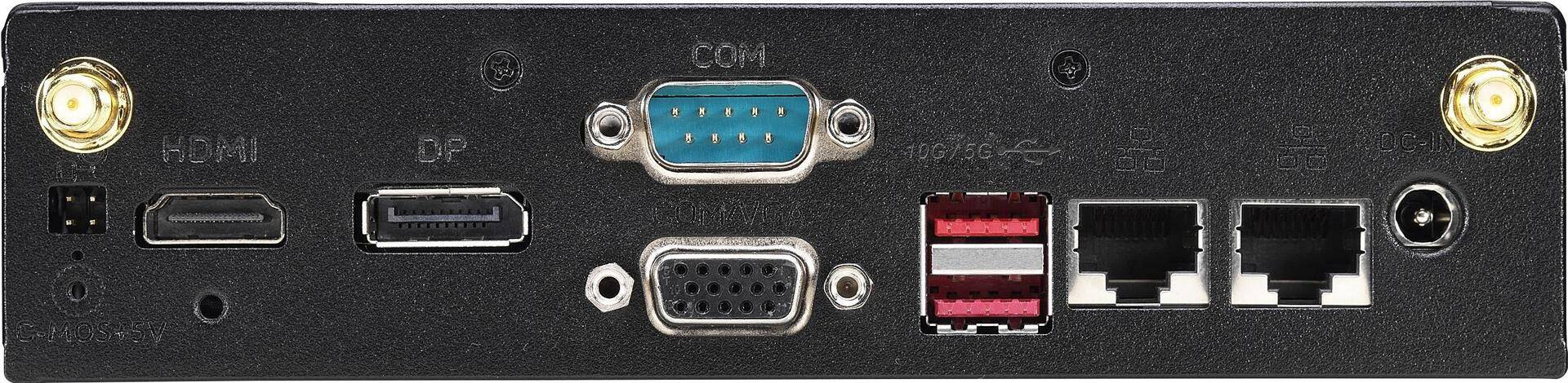 Shuttle XPC slim Barebone DS20U3V2 - i3-10110U - 2x LAN (1xGbit - 1x 2.5Gbit) - 1xCOM - 1xHDMI - 1xDP - lüfterlos - 24/7 Dauerbetrieb (DS20U3 V2) von Shuttle
