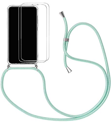 Handykette Kompatibel für Oppo Find X2 Pro Hülle, Silikon Transparent Handyhülle mit Kordel zum Umhängen Necklace Hülle mit Band Schutzhülle Halsband Hülle mit Umhängeband, Grün Handykette Kompatibel für Oppo Find X2 Pro Hülle, Silikon Transparent Handyhülle mit Kordel zum Umhängen Necklace Hülle mit Band Schutzhülle Halsband Hülle mit Umhängeband, Grün von SiGrid