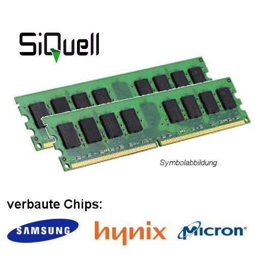 4GB (2x 2GB) DDR2 800MHz (PC2 6400U) LO Dimm Computer PC Desktop Arbeitsspeicher RAM Memory Samsung Hynix Micron von SiQuell®